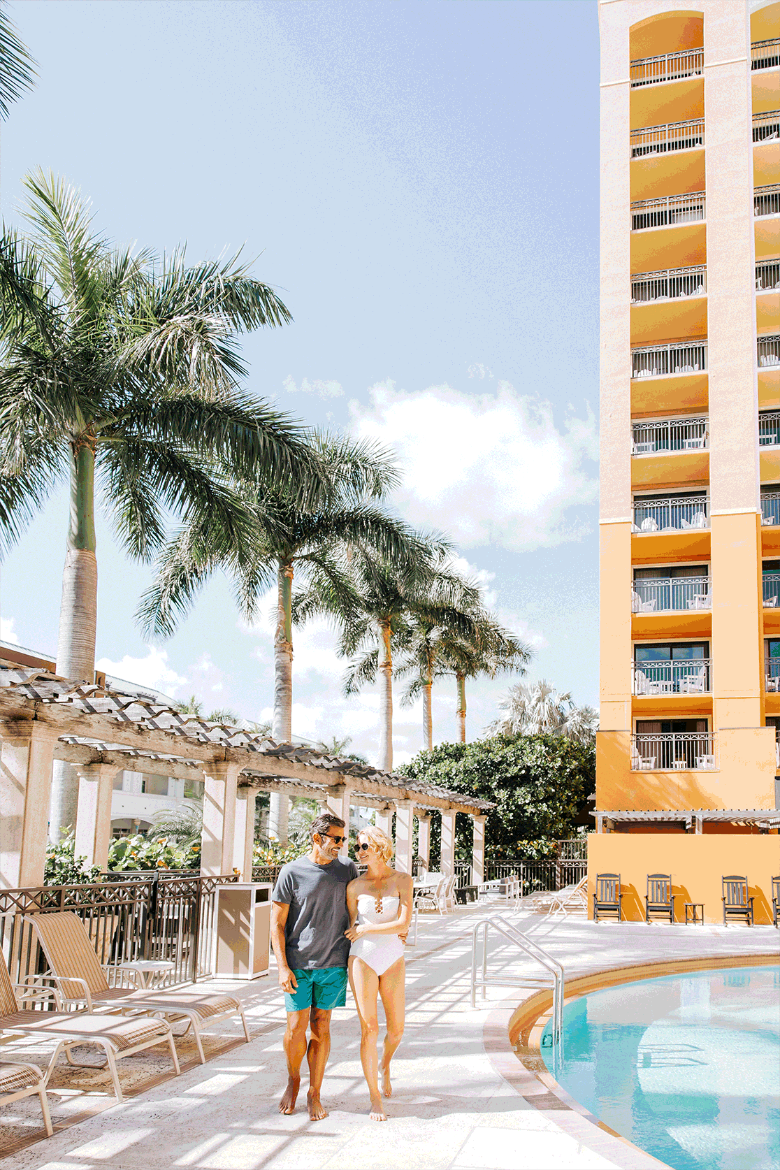 A gif showcasing Opal Essence hotels. The Atlantic Suites on the Ave, Capri Inn, and The Lucie