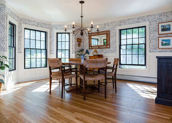 The spacious Kitchen at The Willow House.