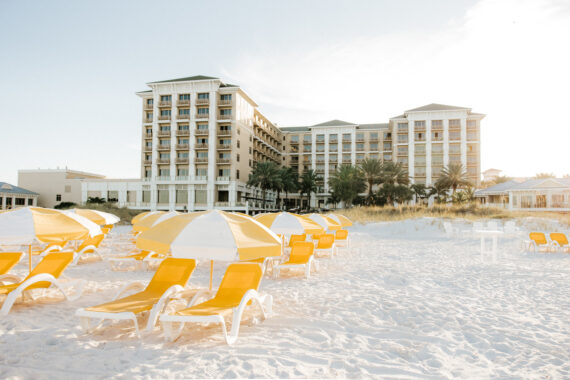 Sandpearl Resort front view in Clearwater