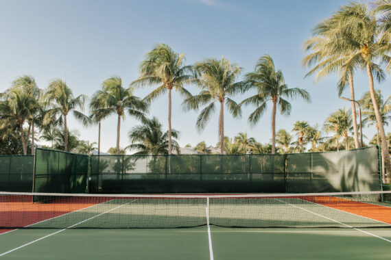 Opal hotels tennis court's view