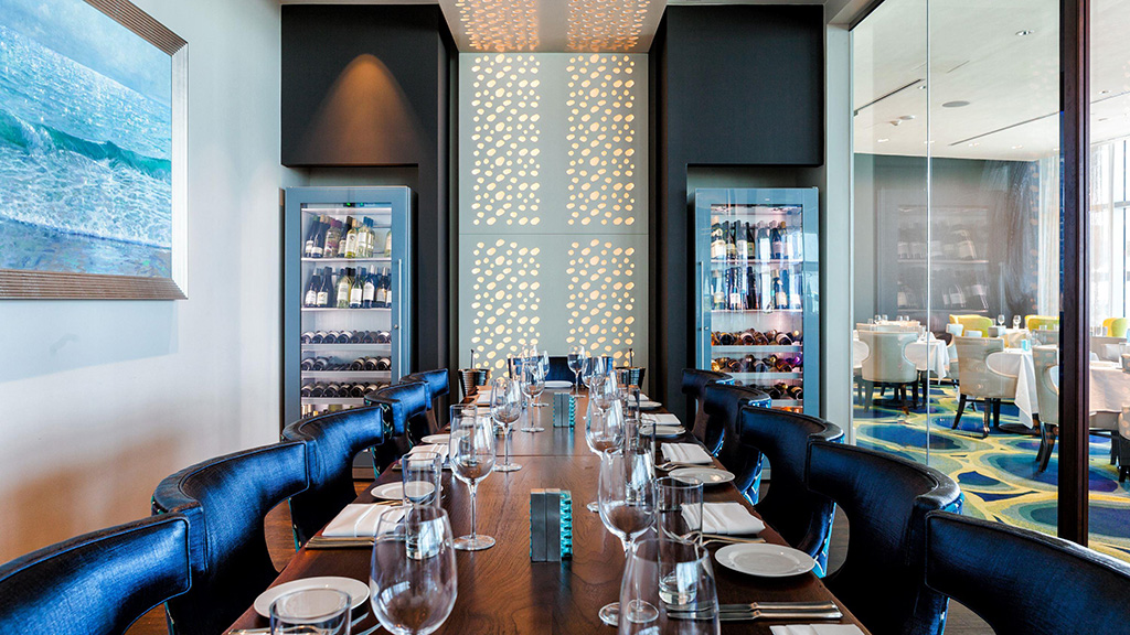 SeaGuini's private dining room.