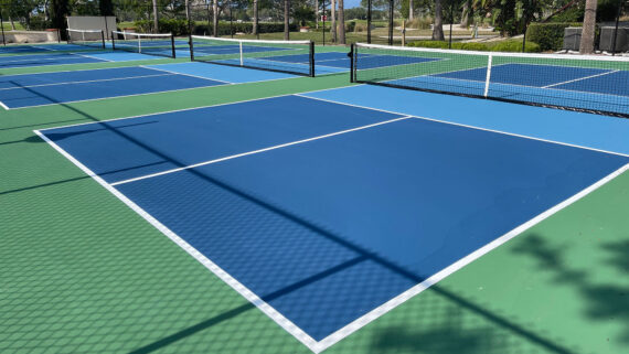 The courts at The REsort at Longboat Key Club.
