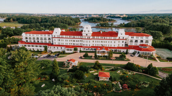 The view of Wentworth by the Sea from above