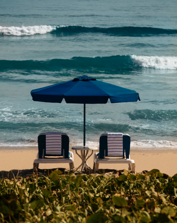 Delray Sands beach view in Highland Beach Florida